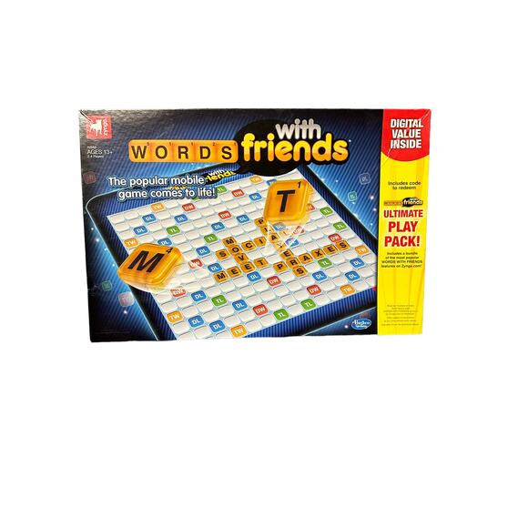 Hasbro Words With Friends Board Game - Picture 1 of 4